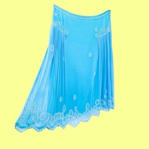 French Connection Skirt Light Blue